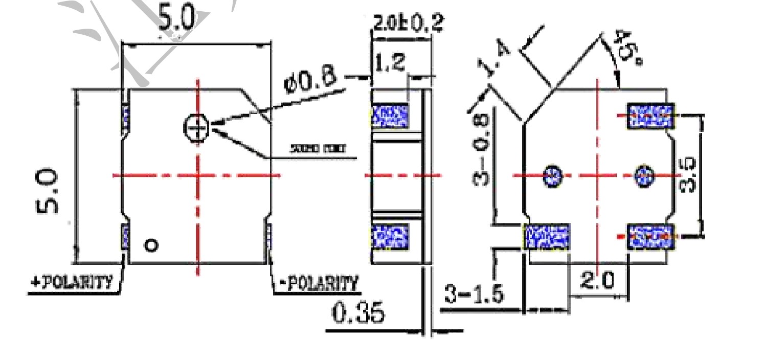 MLT-5020 mechanical drawing